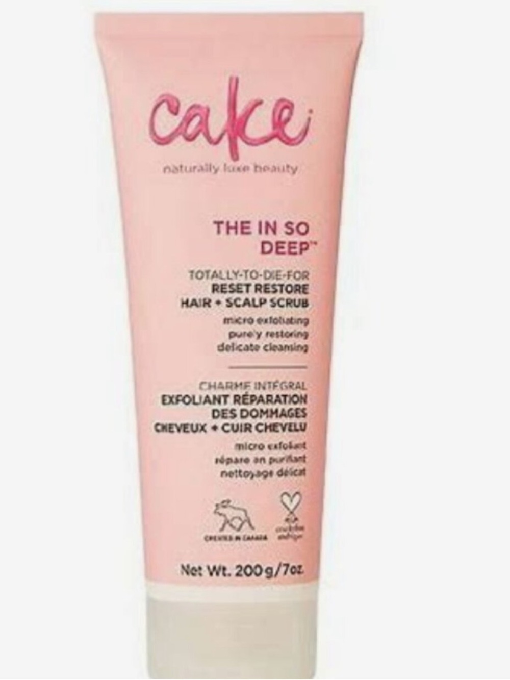 NEW Cake The In So Deep Reset Restore Hair + Scalp Scrub 7 oz
